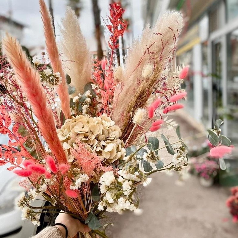 Bouquet de fleurs séchées bohème